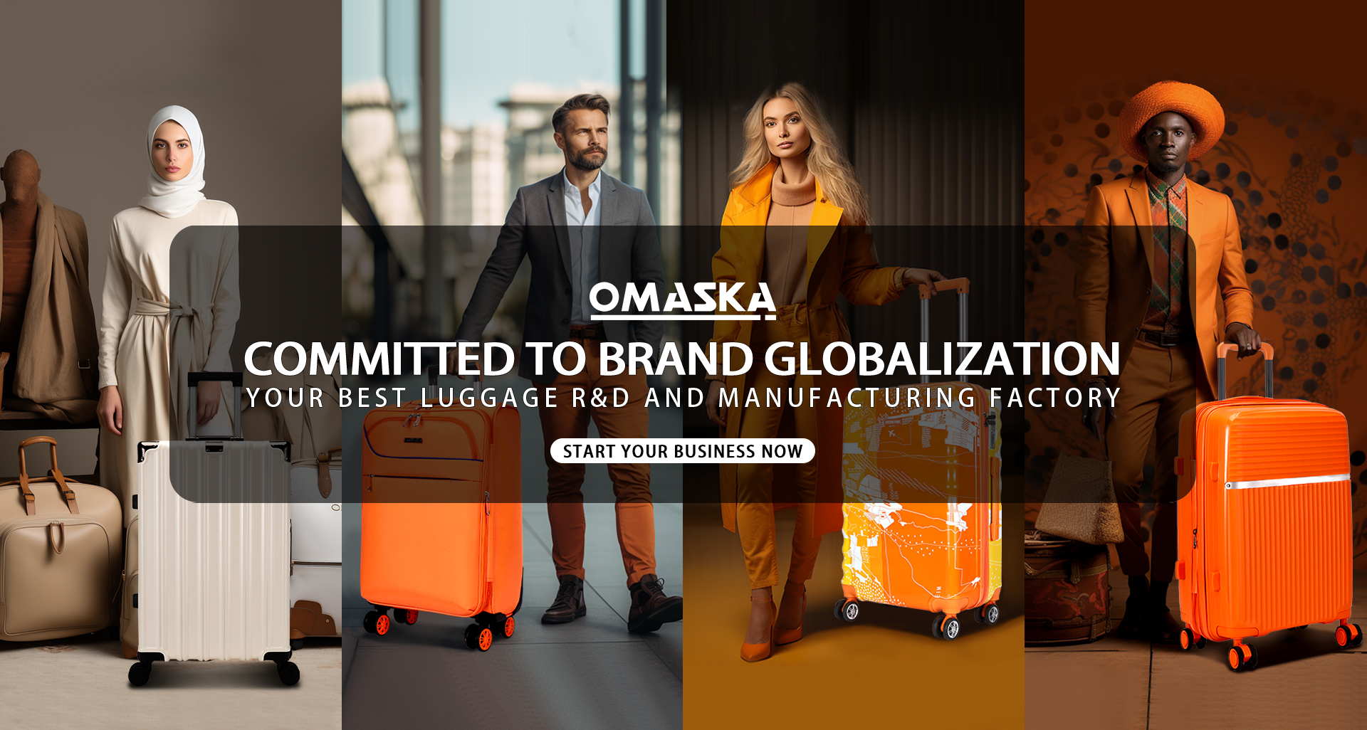 OEM/ODM Supplier Fabric Luggage - OMASKA China brand factory hot selling wholesale Unique Travel Luggage – Omaska