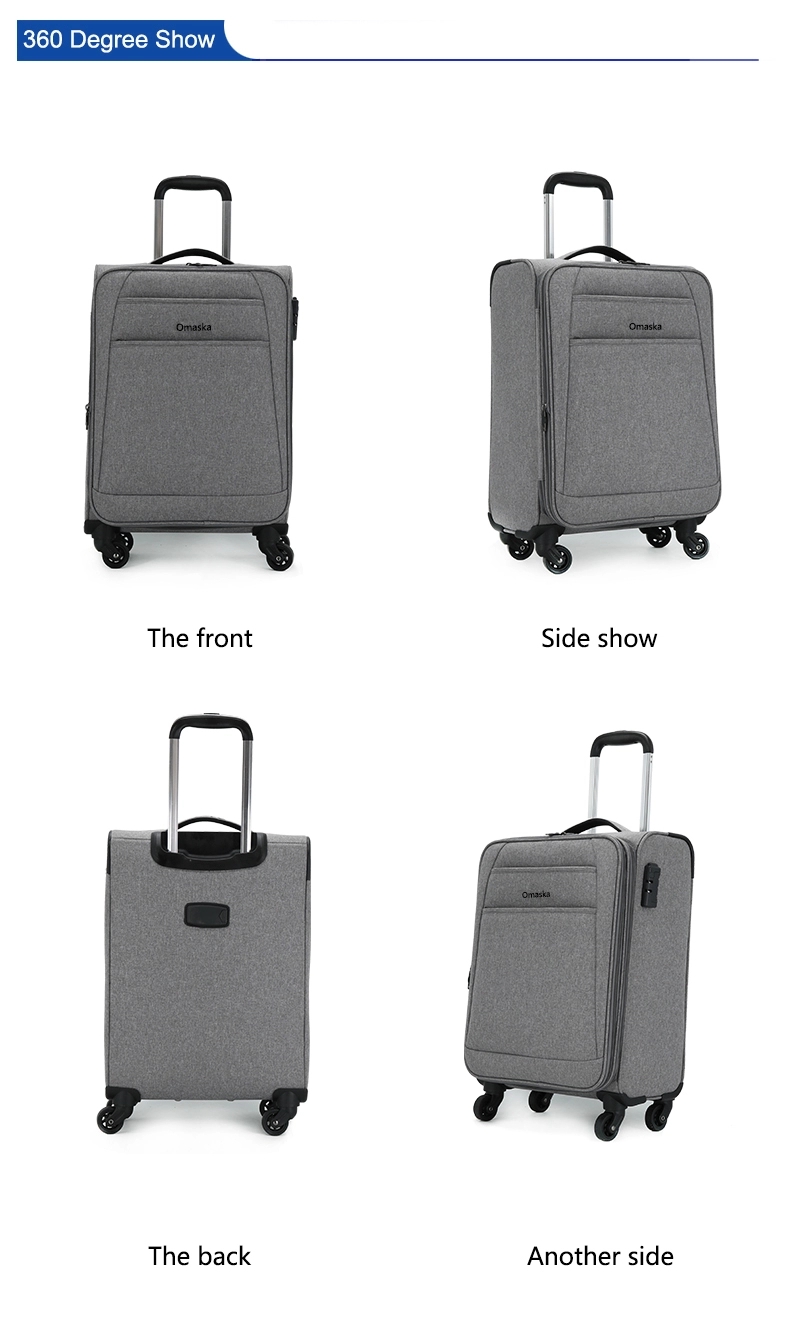 details of trolley luggage bags 