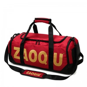 OMASKA 380 Kinaubsan Moq Gym bag Custom High Quality Waterproof Durable Polyester Sports Travel Bag nga May Shoe Compartment (5)