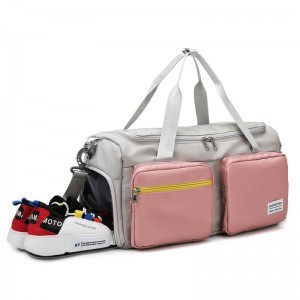 OMASKA 398# NEW FASHION عمده فروشی کیف بدنسازی با ظرفیت بزرگ با محفظه کفش (1)