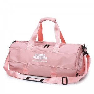 OMASKA 9B47 Wholesale Promotional Men Nylon Custom Logo Fitness Sports Gym Bag Sports Bags With Custom Print (4)