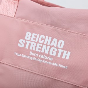 OMASKA 9B47 Wholesale Promotional Men Nylon Custom Logo Fitness Sports Gym Bag Sports Bags With Custom Print (6)