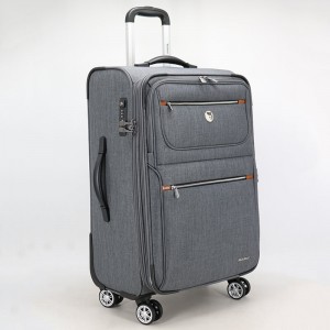 OMASKA SOFT LUGGAGE 3 PIECES SET 20 24 28 INCHES NYLON SUITCASE FACTORY WHOLESALE CUSTOM SUITCASE  (6)