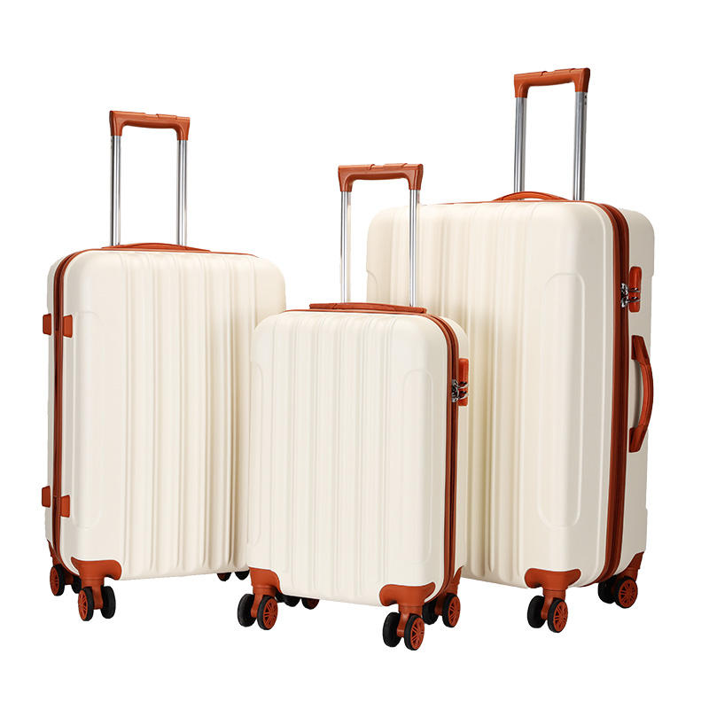 OMASKA Customized ABS Suitcase Trolley Luggage Sets 20 24 28 Inch ABS Traveling Luggage